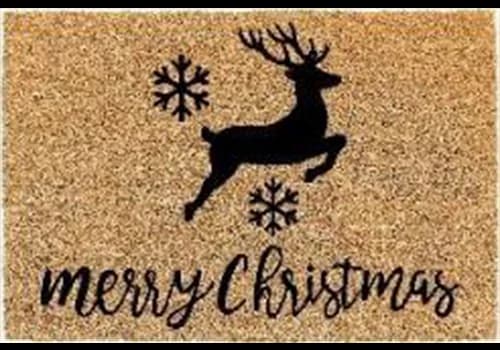 Decorative Christmas Deer Mat