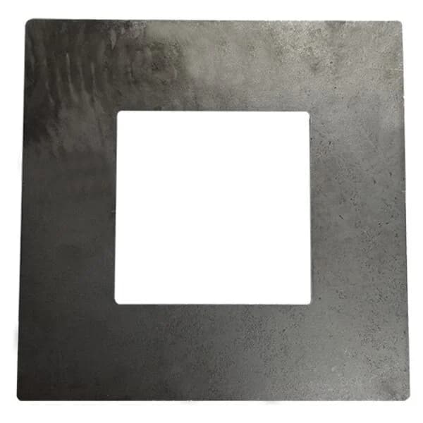 Square Plate 6" X 1/4" W/ Square - Fits 3" Square