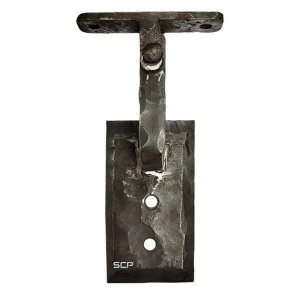 Hammered Straight Handrail Bracket