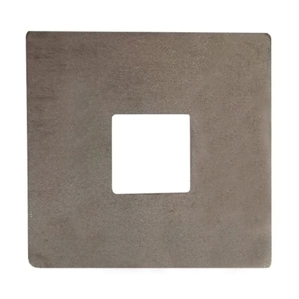 Square Plate 4" X 3/16" with Square - Fits 1.25" Square