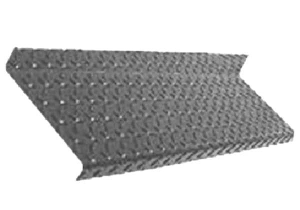 Stair Step Steel 11" x 40" with 1" Lip, 1/8" Thick