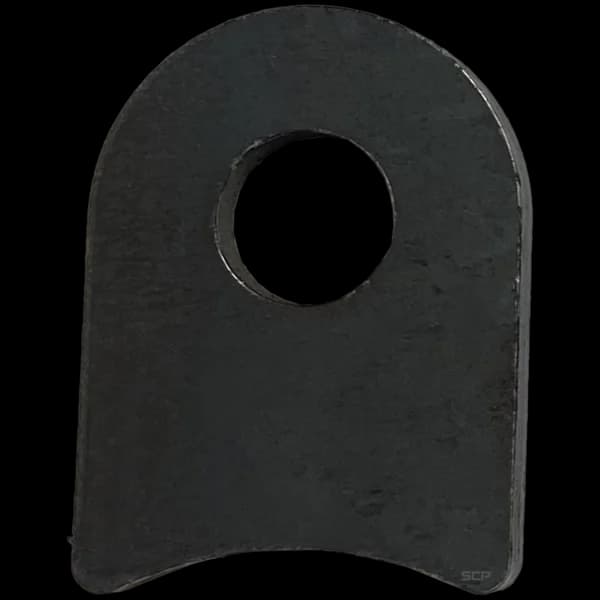 Radius Surface Mount Tab - 1.31" X 1.79" X 3/16" with 1.19" Radius - 0.53" Hole