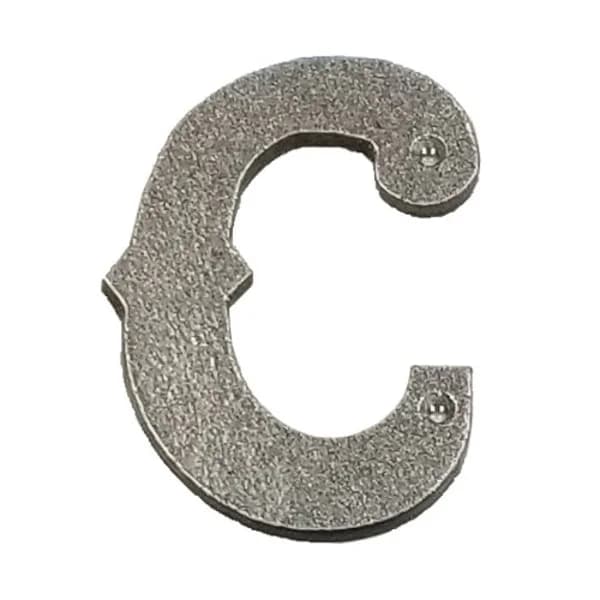 Western Letter 'C' with Holes