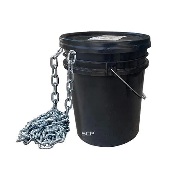 Pail of 1/4" Chain Stainless 304 - 150ft