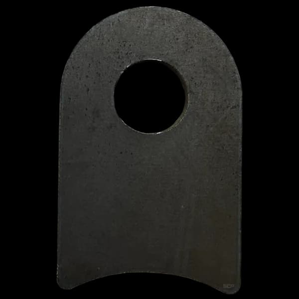 Radius Surface Mount Tab - 1.58" X 2.45" X 3/16" with 1.44" Radius - 0.63" Hole