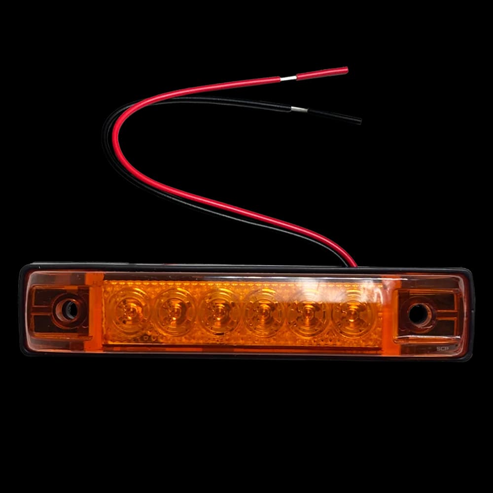 4" Slim Line Submersible Marker Light - Amber