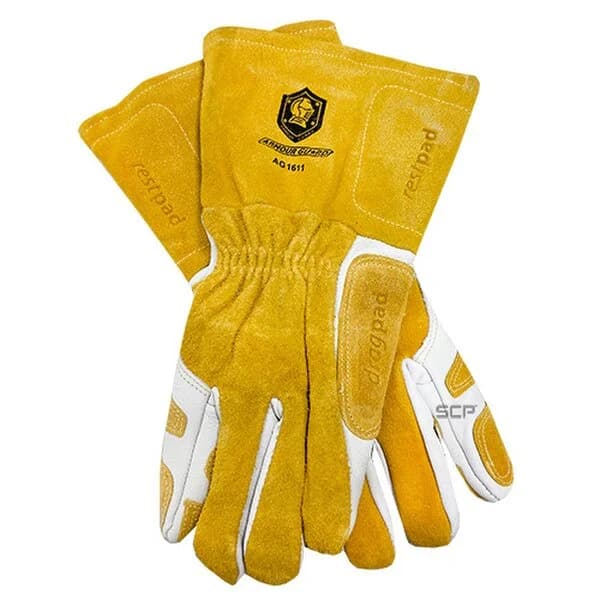 Mig Welding Glove Reinforced Palm - Split Cowhide - Large (AG1611L)