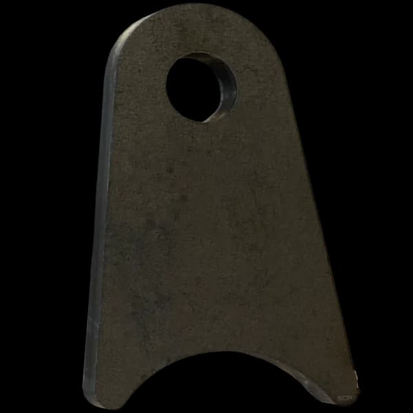 Triangular Radius Surface Mount Tab - 1.50" X 2.31" X 3/16" with 0.75" Radius - 0.40" Hole