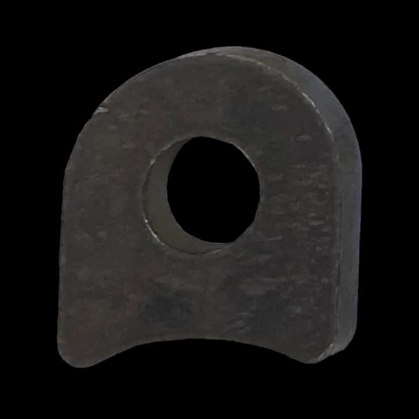 Radius Surface Mount Tab - 1" X 1.09" X 3/16" with 0.83" Radius - 0.40" Hole