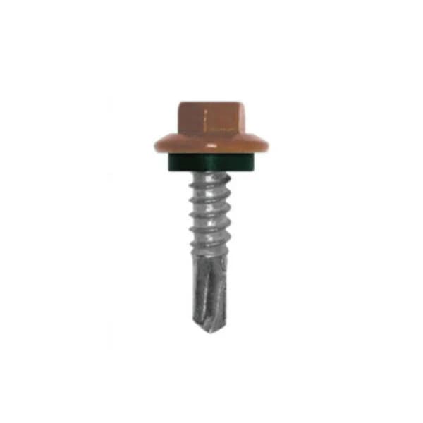 Self Drill Screw 12-14 x 1" Mocha Tan