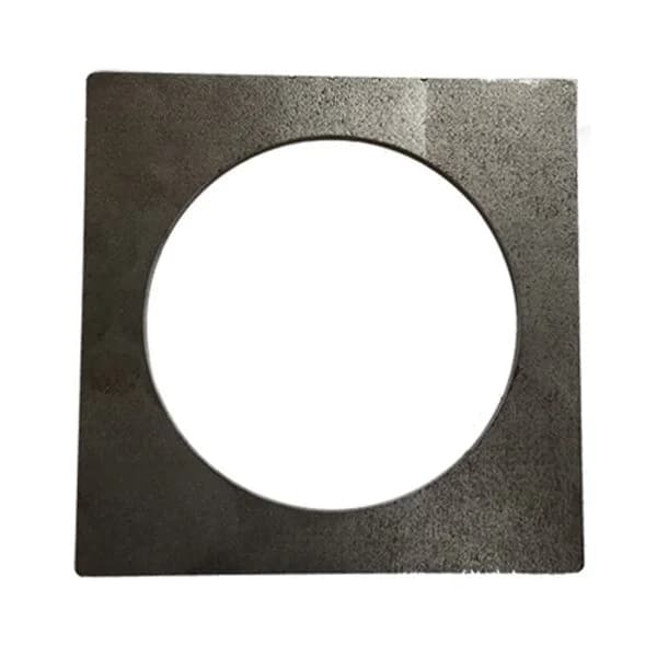 Square Plate 6" X 1/4" with Round - Fits 4.5" OD