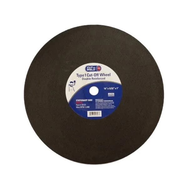 CNW - T1 Stationary Saw Cut-Off Wheel Double Reinforced 16" x 5/32" x 1"