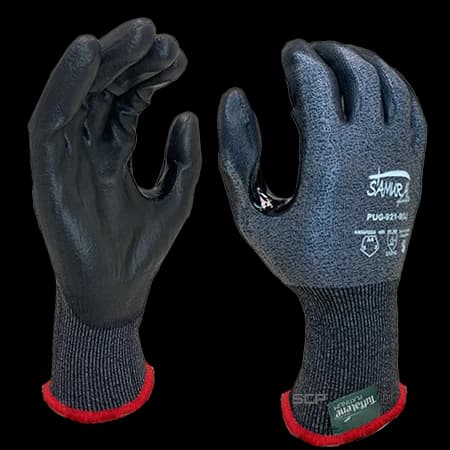 Samurai Cut Resistant Salt & Pepper Gloves - Small