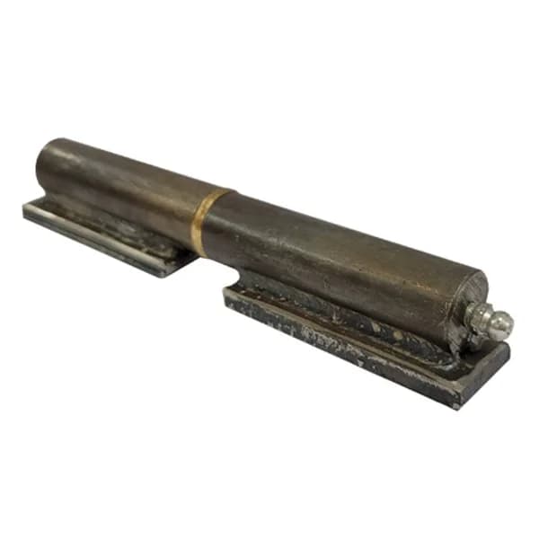Round Hinge with Plate & Grease Zerk 6"
