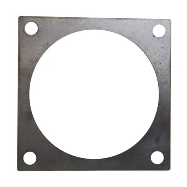 Square Plate 8" X 3/8" with 4 - .630" Square Hole - Fits 6.625" OD