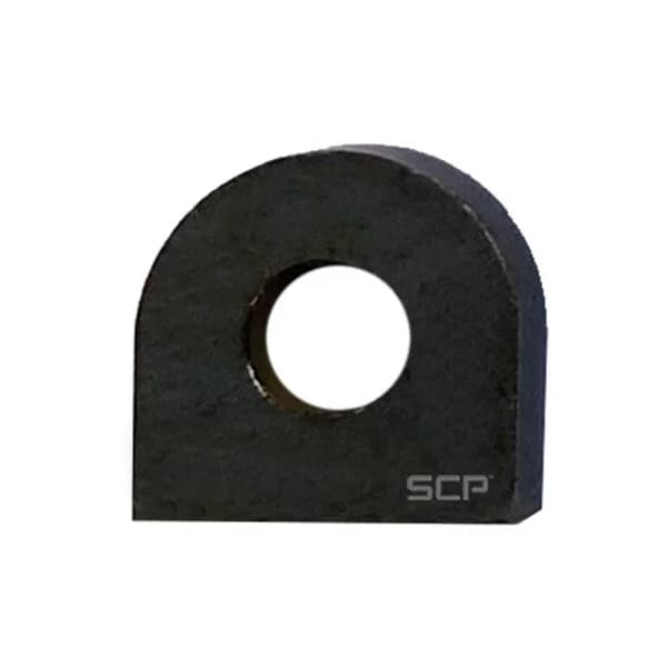 Flat Surface Mount Tab - 1" X 1" X 3/16" with 0.40" Hole