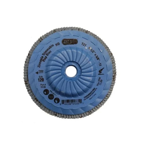 CNW - Trim. T27 4.5" Flap Disc, High Density, Grit 120