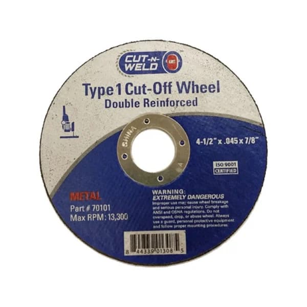 CNW - T1 Cut-Off Wheel Double Reinforced 4-1/2" x 7/8"