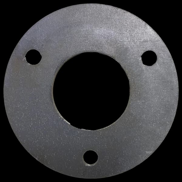 Round Plate 3.75" OD X 12GA W/ 3 - .316" Hole - Fits 1.66" OD