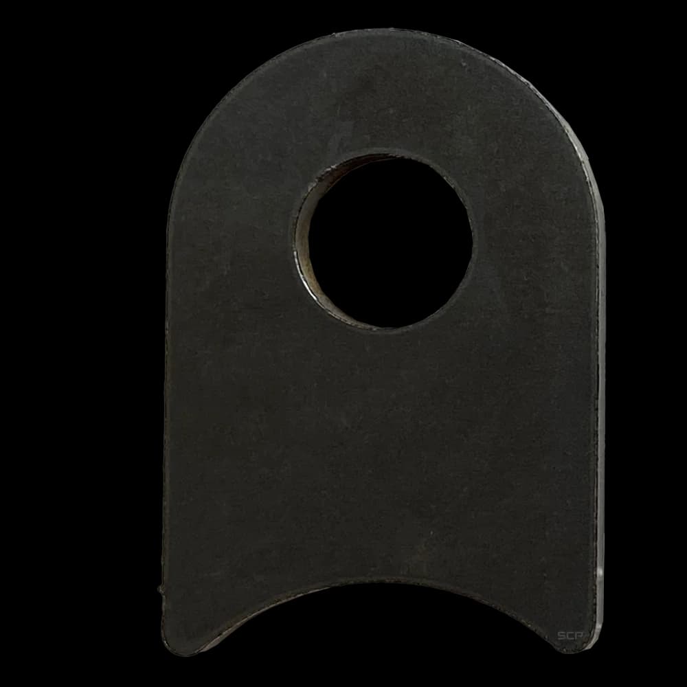 Radius Surface Mount - 1.58" X 2.30" X 3/16" with 0.95" Radius - 0.63" Hole