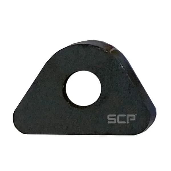 Triangular Surface Mount Tab - 1.50" X 1" X 3/16" With 0.40" Hole