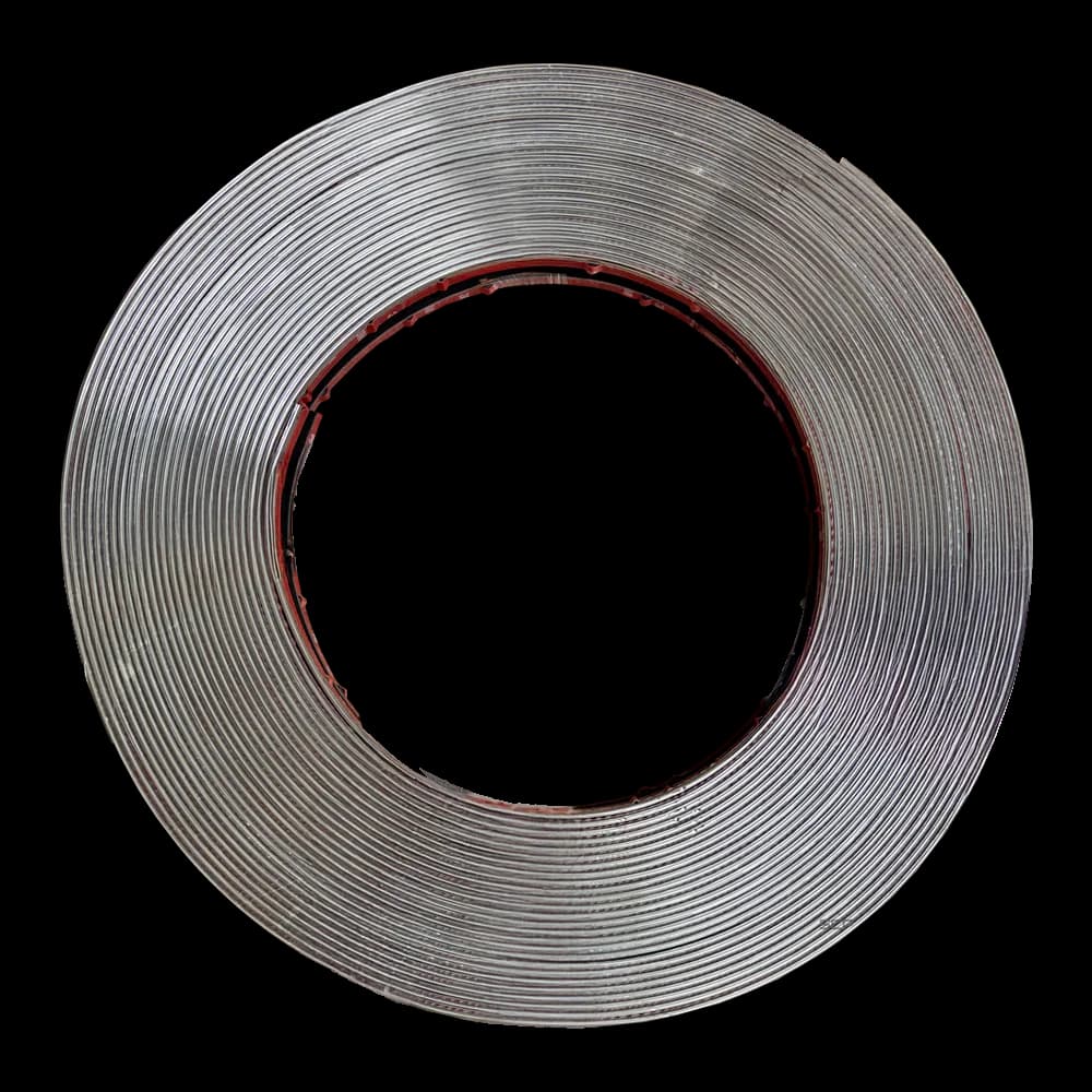 Self Adhesive Trim - 1-3/8" X 100' - Chrome with Black Insert