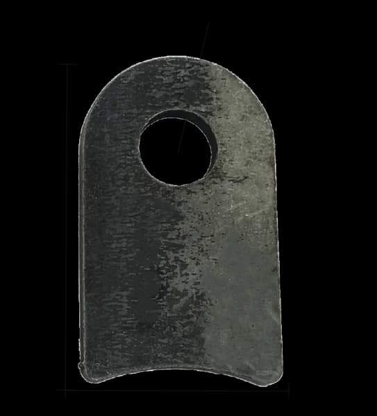 Radius Surface Mount Tab - 13.31" X 2.26" X 3/16" with 1.44" Radius - 0.53" Hole