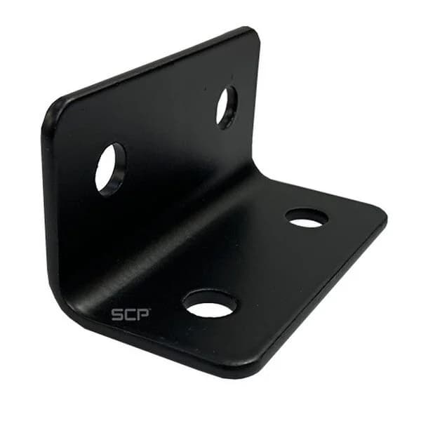 Corner Brace Wide - 1.6" X 3" X 1/8" Black