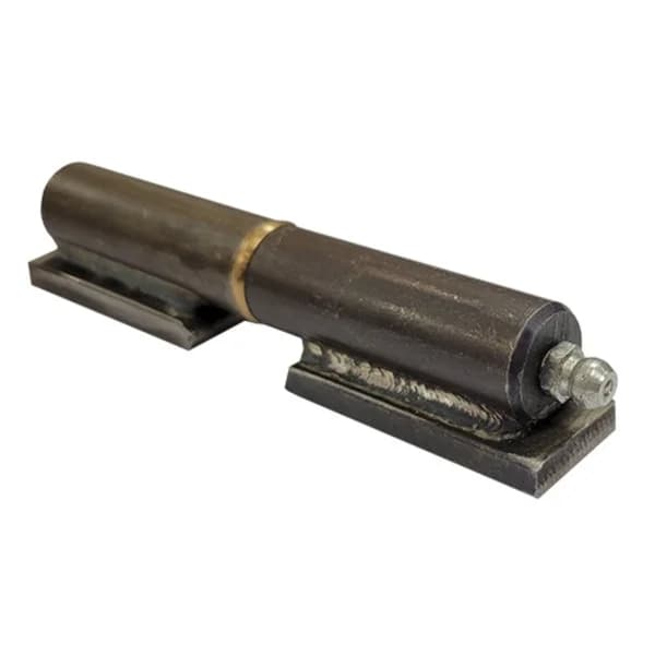Round Hinge with Plate & Grease Zerk 4"