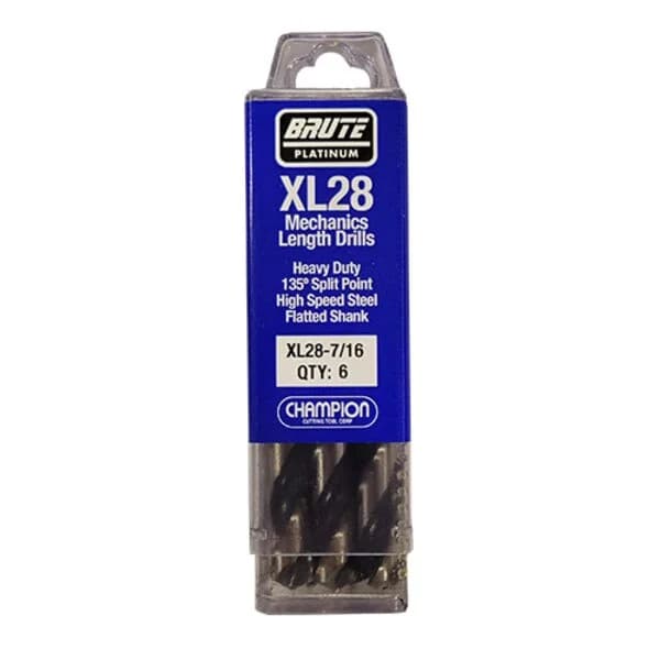 Brute Mechanics Length Drills - Heavy Duty 7/16" X 2-15/16" X 4-1/2" - 12/PK