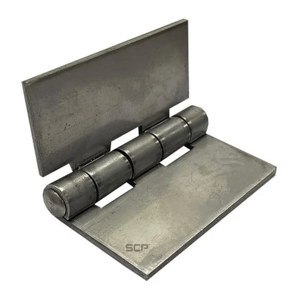Flat Hinge 3"X3" With 0.25" Pin 11GA - Stainless Steel