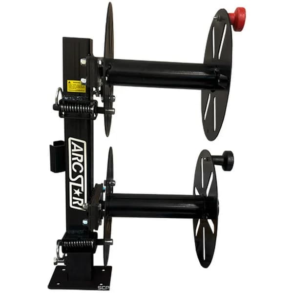 Revolution 12" Double Cable Reels with Swivel Base
