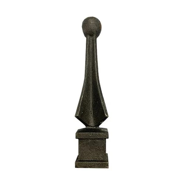 Finial - Quad with Ball - 1/2"
