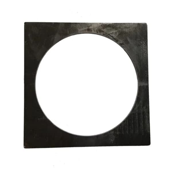 Square Plate 8" X 3/8" with Round - Fits 6.625" OD