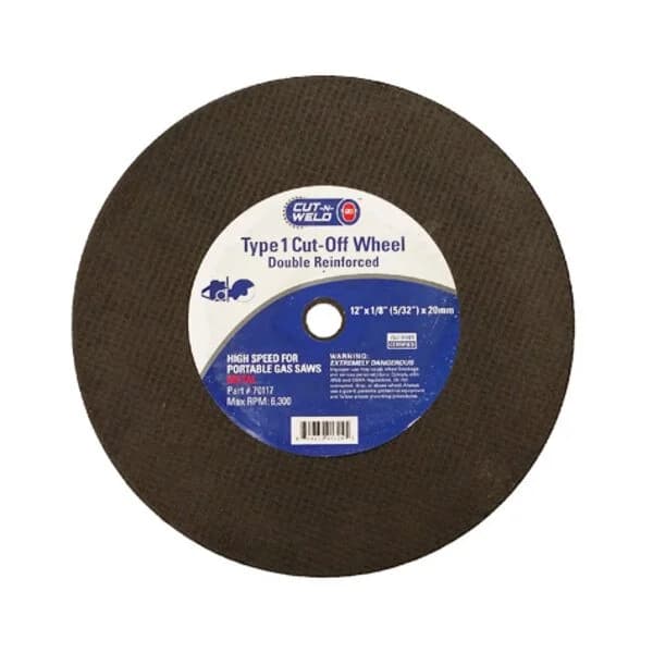 CNW - T1 High Speed Cut-Off Wheel for Gas Saw 12" x 1/8" x 20mm