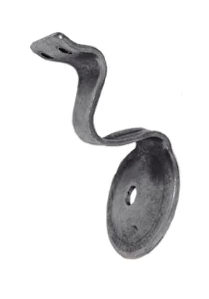 Rail Clip with Bent Tab, 9ga - Bare