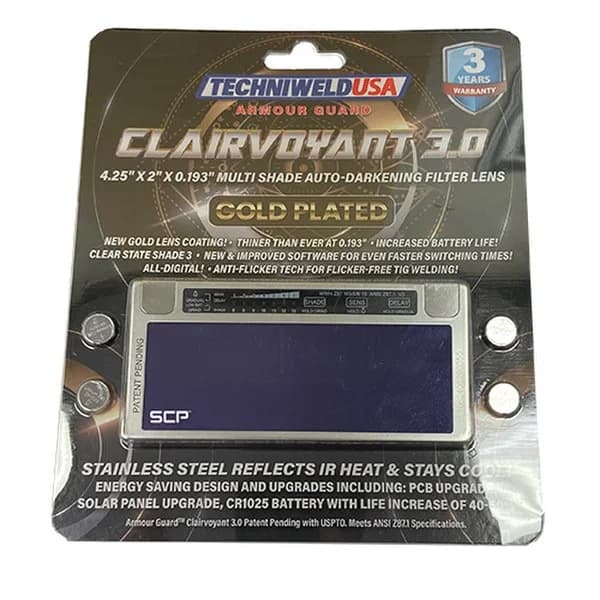 Armour Guard Crystal Clear Blue View 2" X 4-1/4"
