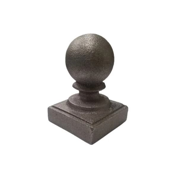 Post Cap - Cast Iron Ball 3"
