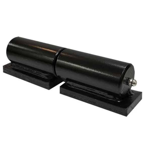 Barrel Hinge with Plate & Grease Zerk 6"