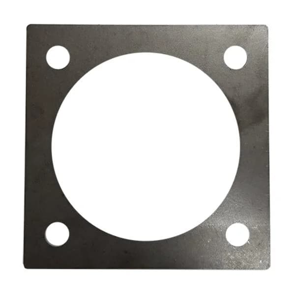 Square Plate 6" X 1/4" with 4 - .562" Square Hole - Fits 4.5" OD