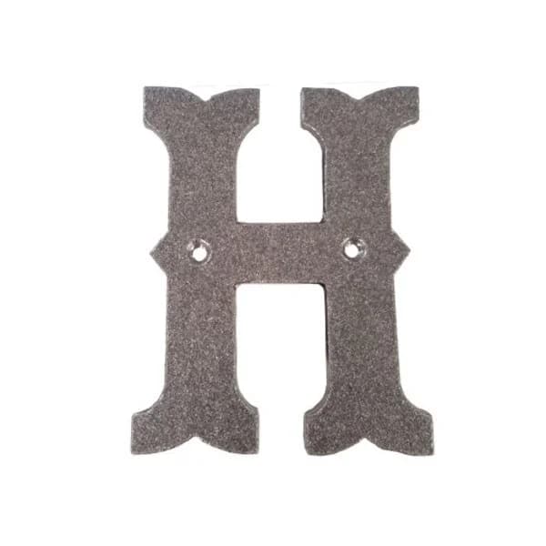 Western Letter 'H' with Holes