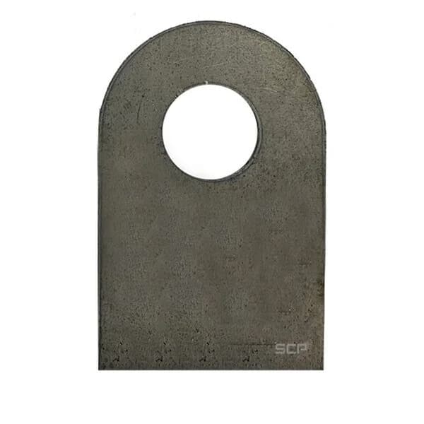 Flat Surface Mount Tab - 1.63" X 2.50" X 3/16" With 0.65" Hole