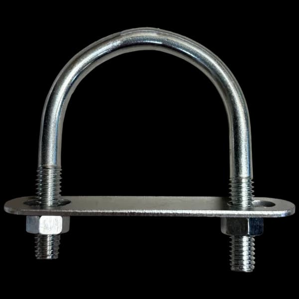 U-Bolt 2-1/2" Wide - Zinc