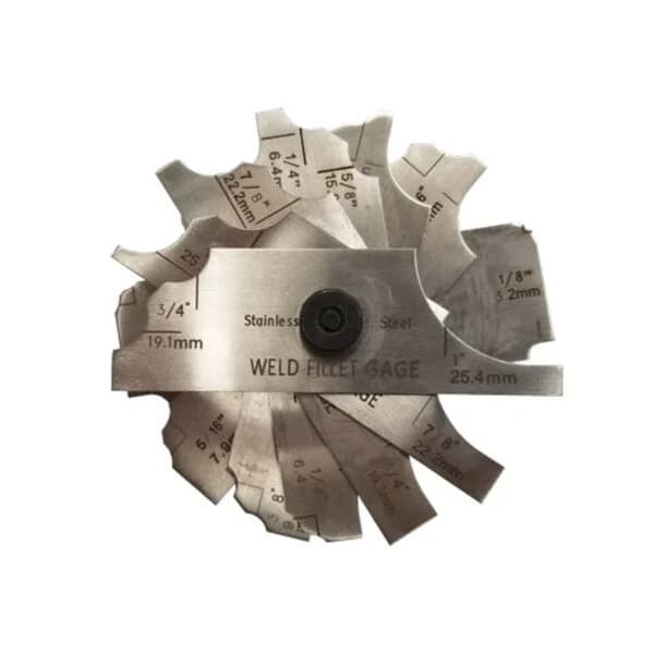 Welding Fillet Gauge - Stainless Steel