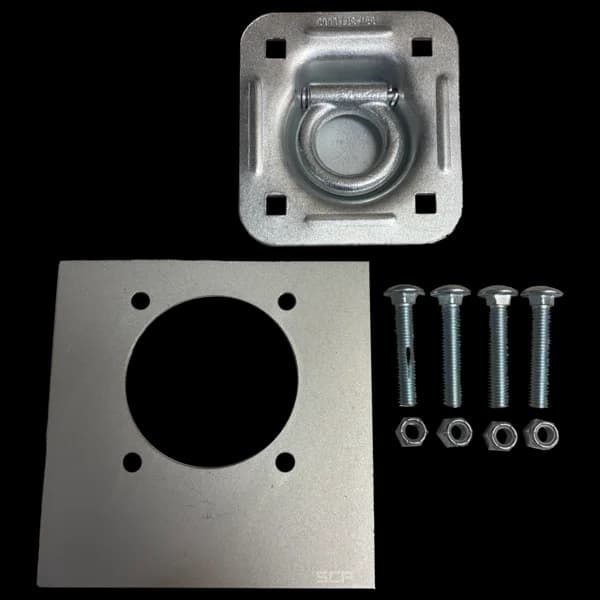 Lashing Ring 5/16" with Back Plate - 6,000#