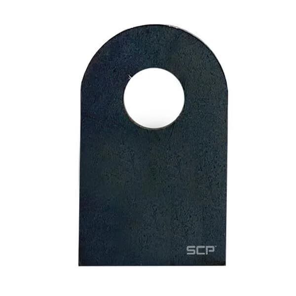 Flat Surface Mount Tab - 1.31" X 2.13" X 3/16" With 0.53" Hole