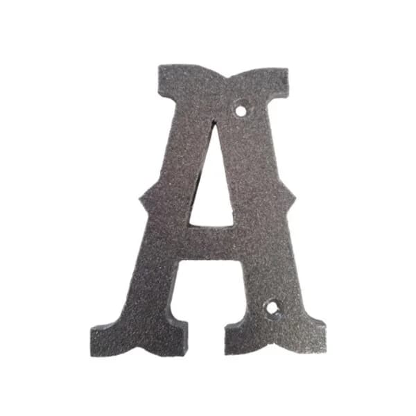 Western Letter 'A' with Holes