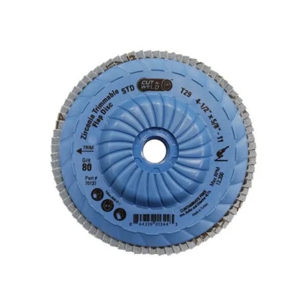 CNW - Trim. T29 4.5" Flap Disc, Standard, Grit 80