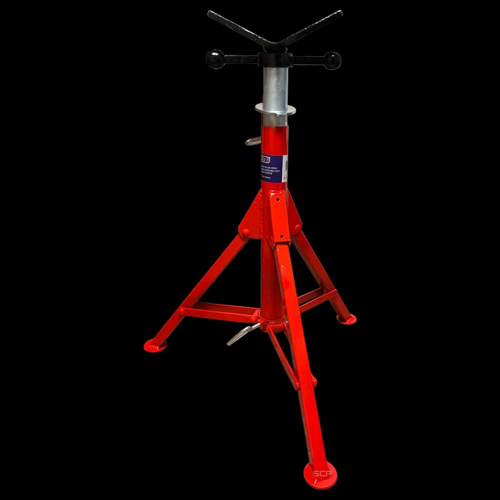 Cut N Weld Folding Pipe Stand with Carry Handles & Double Key Locking System - 3K Capacity