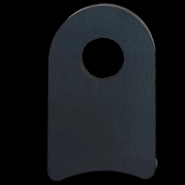 Radius Surface Mount Tab - 1" X 1.58" X 3/16" with 0.95" Radius - 0.40" Hole